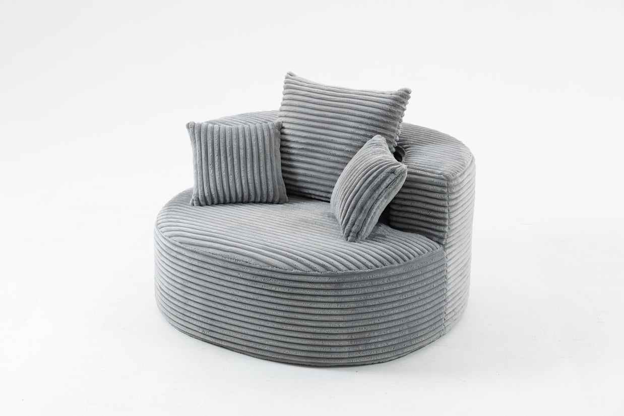 Sofá SIT Lumina individual foam de alta densidad color beige, gris, gris claro / 110 x 103 x 62.5 cm / SIT-LUMINA