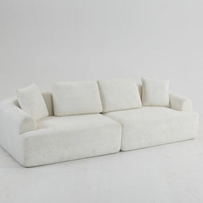 Sofá SIT Velora foam de alta densidad, colores café, gris oscuro o blanco gris / medidas 200 x 90 x 74 cm / SIT-VELORA