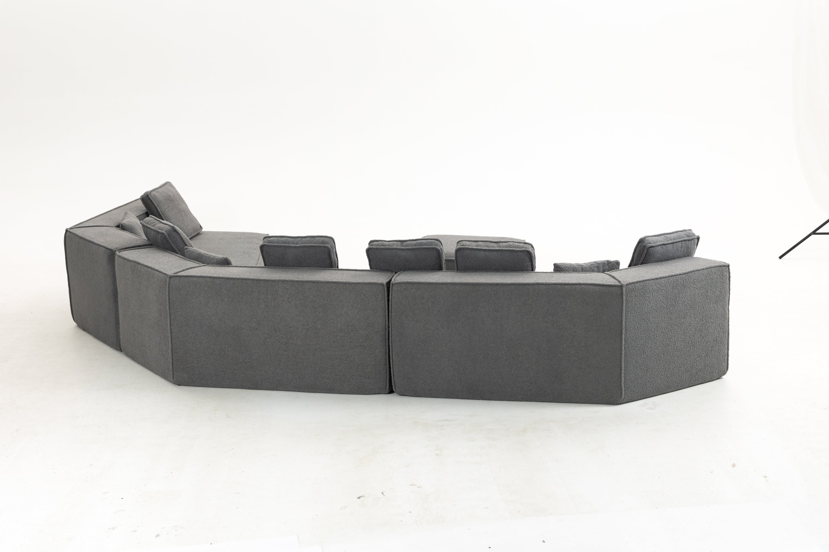 Sofá SIT Tessa foam de alta densidad color beige o gris azul / medida 460 x 198.5 x 66.5 cm SIT-TESSA