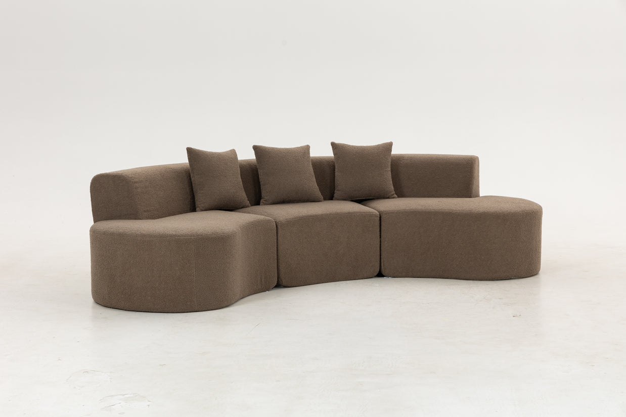 Sofá SIT Elisse foam de alta densidad color azul gris / medidas 284 x 133.5 x 68 cm SIT-ELISSE