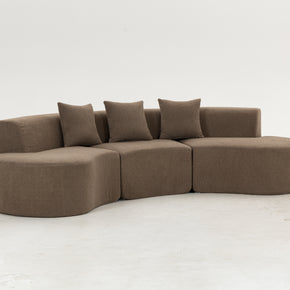 Sofá SIT Elisse foam de alta densidad color azul gris / medidas 284 x 133.5 x 68 cm SIT-ELISSE