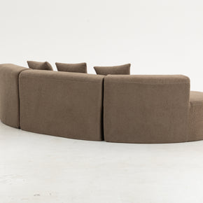 Sofá SIT Elisse foam de alta densidad color azul gris / medidas 284 x 133.5 x 68 cm SIT-ELISSE