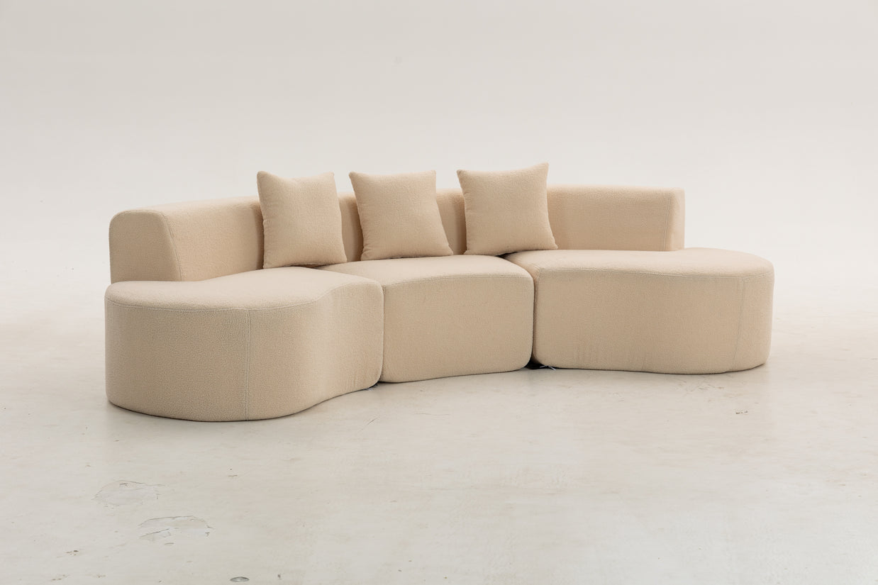 Sofá SIT Elisse foam de alta densidad color azul gris / medidas 284 x 133.5 x 68 cm SIT-ELISSE
