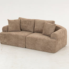 Sofá SIT Velora foam de alta densidad, colores café, gris oscuro o blanco gris / medidas 200 x 90 x 74 cm / SIT-VELORA