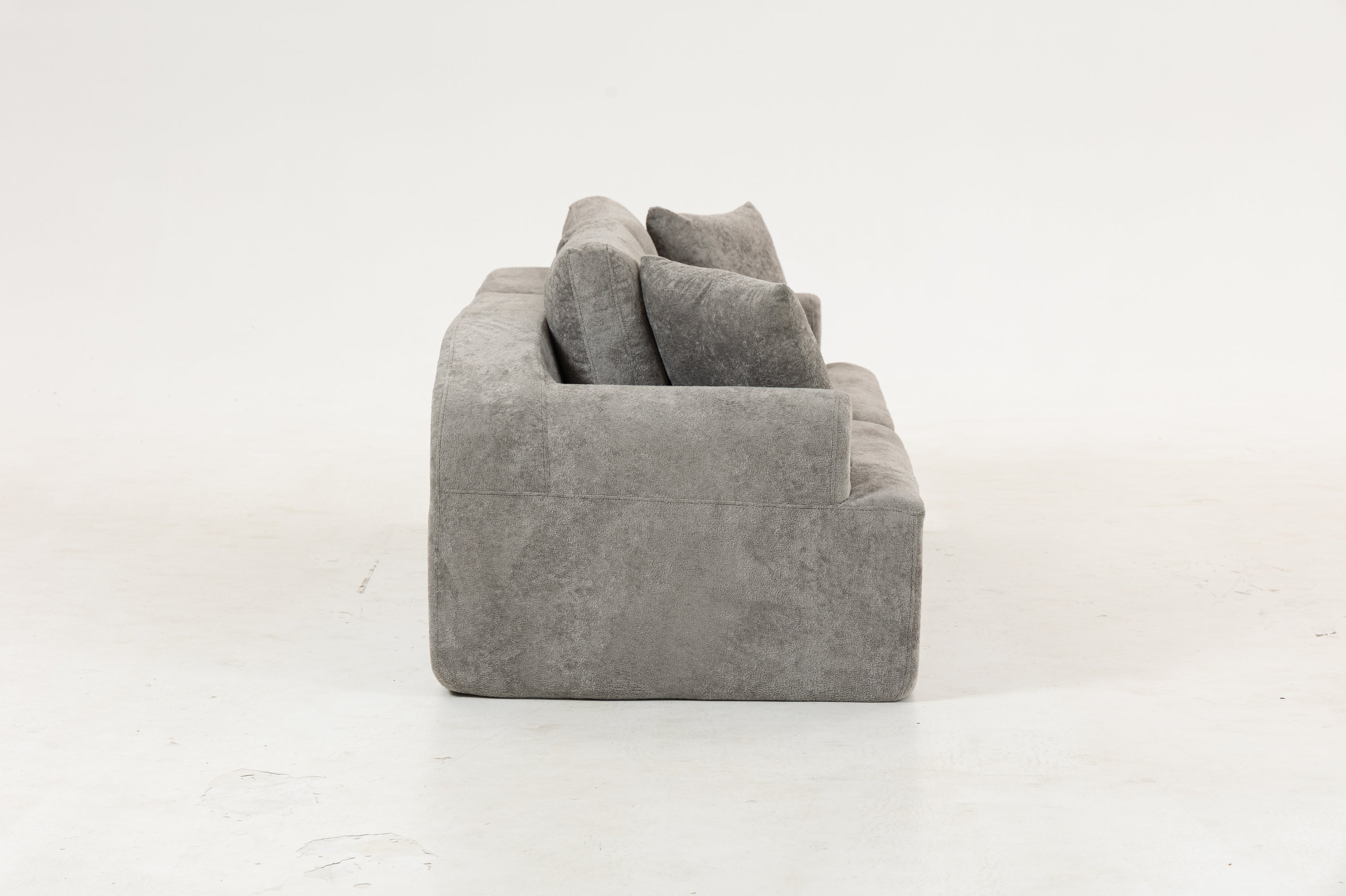 Sofá SIT Velora foam de alta densidad, colores café, gris oscuro o blanco gris / medidas 200 x 90 x 74 cm / SIT-VELORA