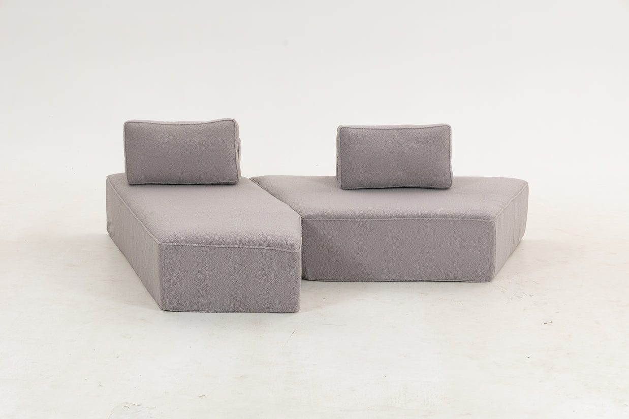 Sofá AURA comprimido con posibilidad de combinaciones, fabricado con espuma de alta densidad SIT-AURA