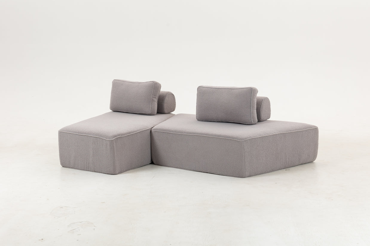 Sofá AURA comprimido con posibilidad de combinaciones, fabricado con espuma de alta densidad SIT-AURA
