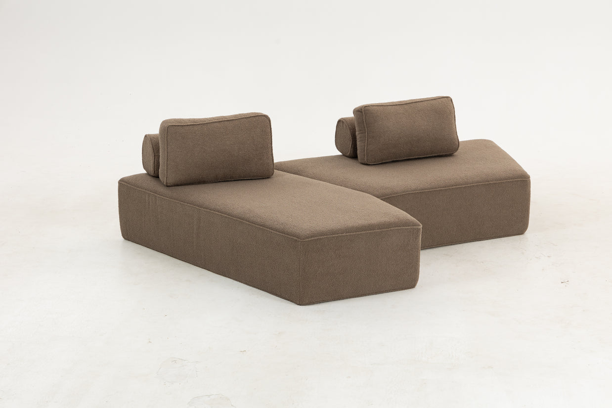 Sofá AURA comprimido con posibilidad de combinaciones, fabricado con espuma de alta densidad SIT-AURA