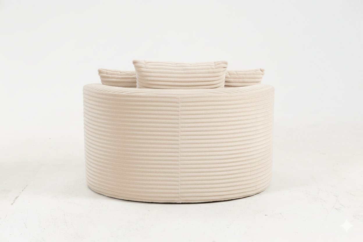 Sofá SIT Lumina individual foam de alta densidad color beige, gris, gris claro / 110 x 103 x 62.5 cm / SIT-LUMINA