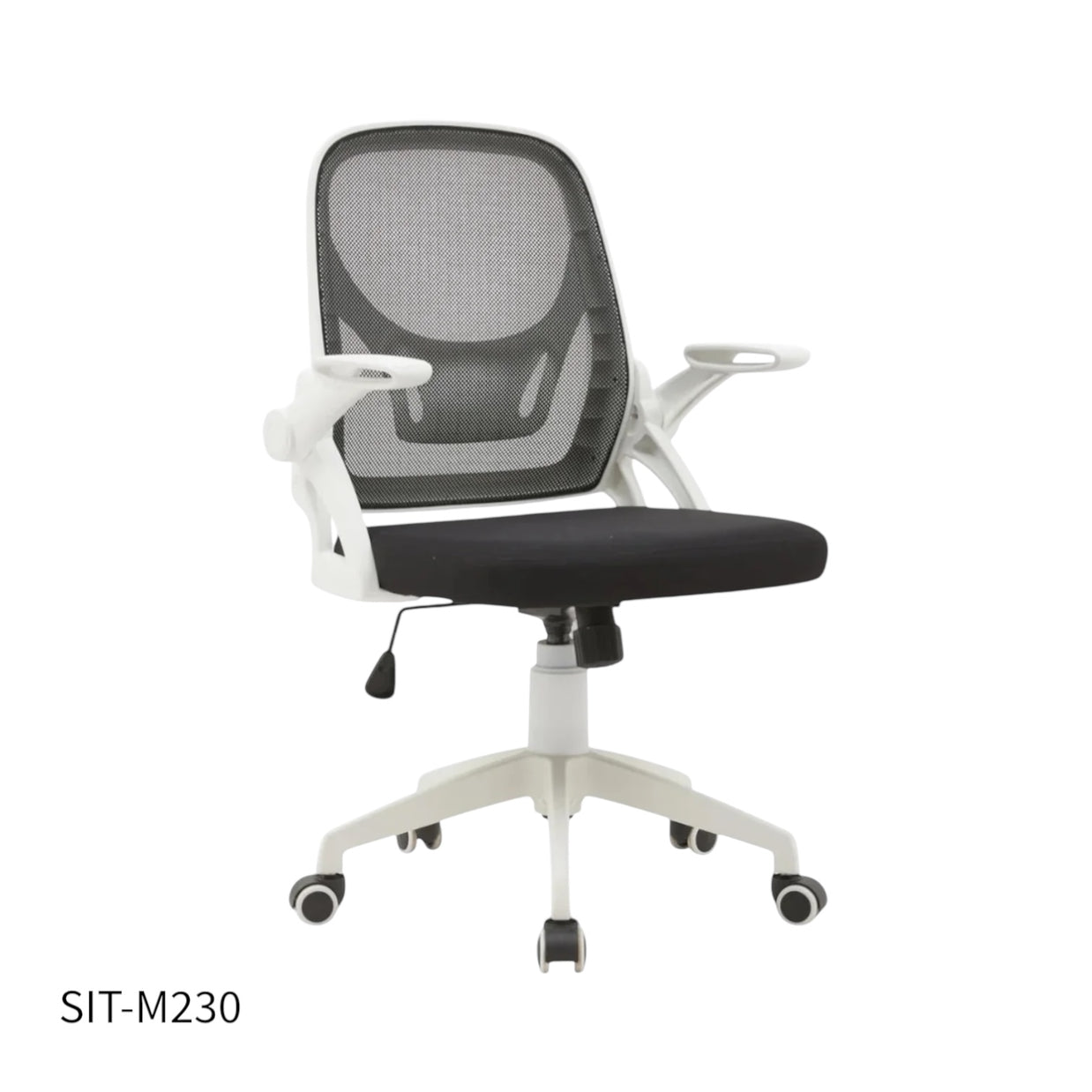 Silla SIT Ejecutiva SIT, Tela de Malla, Base de PVC Color Blanco. Peso: 190Lbs. SIT-M230