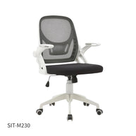 Silla SIT Ejecutiva SIT, Tela de Malla, Base de PVC Color Blanco. Peso: 190Lbs. SIT-M230