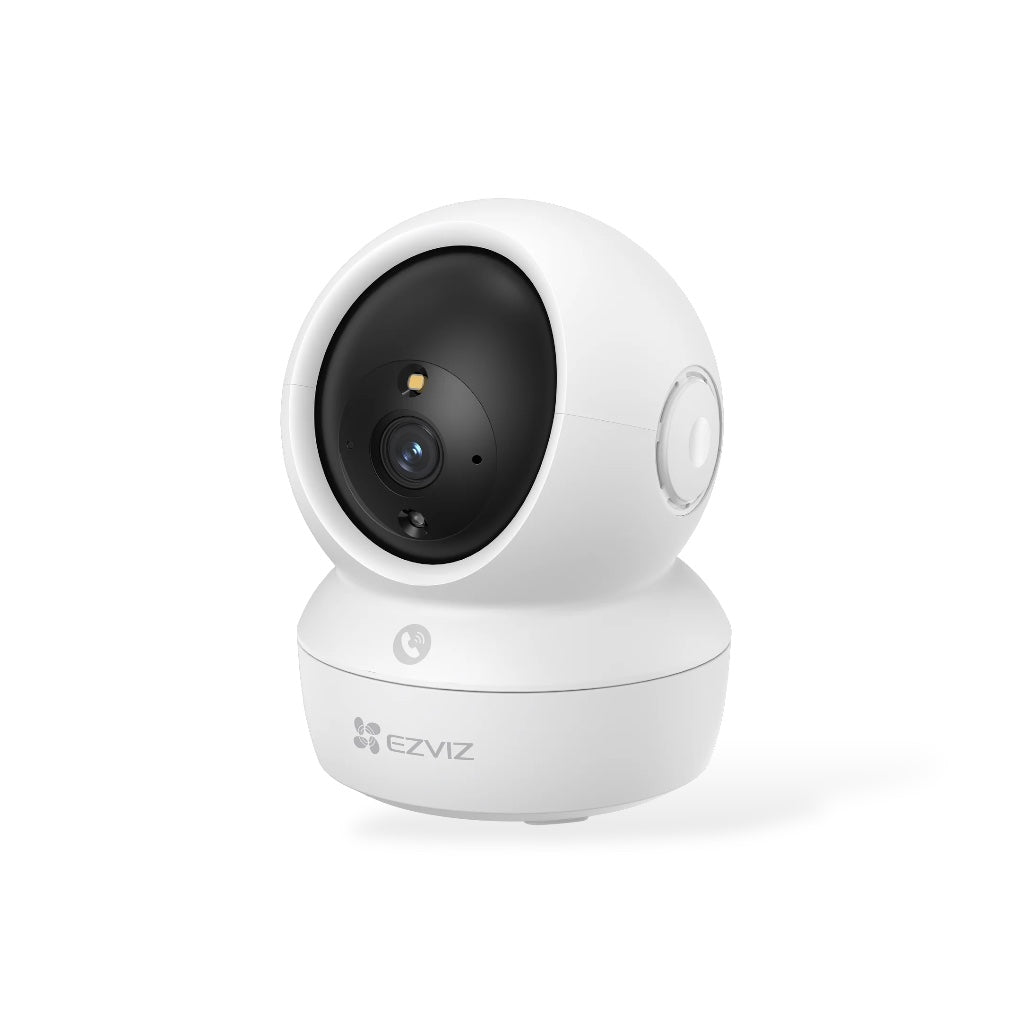 Cámara EZVIZ Wifi, H6C-2MP, 360°, IR 10mts, detección de movimiento, audio bidireccional, Tarjeta SD.
