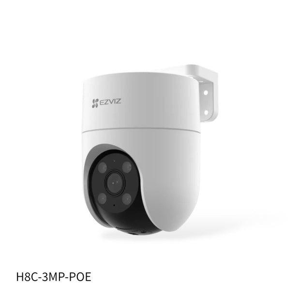 Cámara EZVIZ Wifi, H8C-3MP-POE, PT, Tecnología IA, Visión Nocturna, Seguimiento Automático, Intemperie.