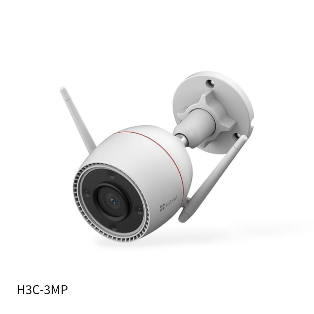 Cámara EZVIZ Wifi, H3C-3MP, Wi-Fi, IP67, H265 compatible con Alexa, Google Home, IFTTT.
