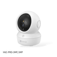 Cámara EZVIZ Wifi, 360°, IR10 metros, detección de movimiento, audio bidireccional, visión nocturna a color. H6C-PRO-3MP y 5MP.