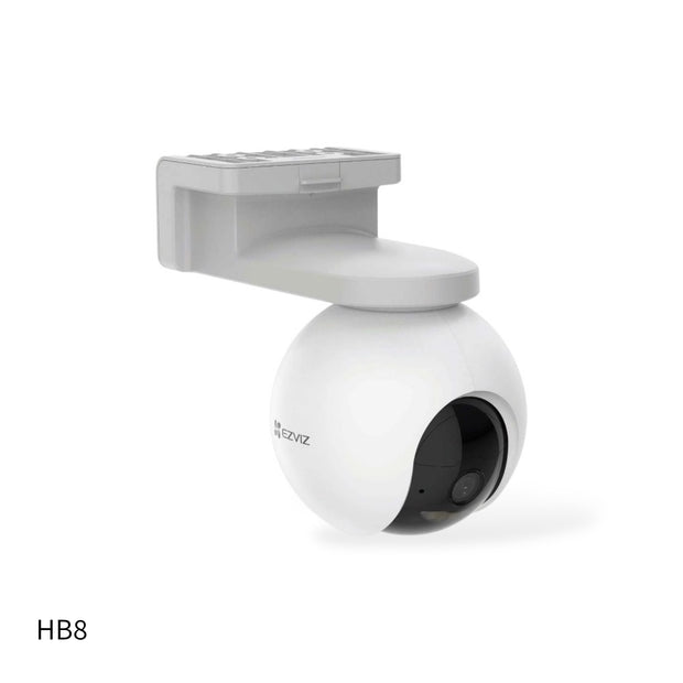 Cámara EZVIZ Wifi, HB8, 4MP, 8X Zoom, Rotación 360°, Exterior, Detección de Movimiento y Batería.