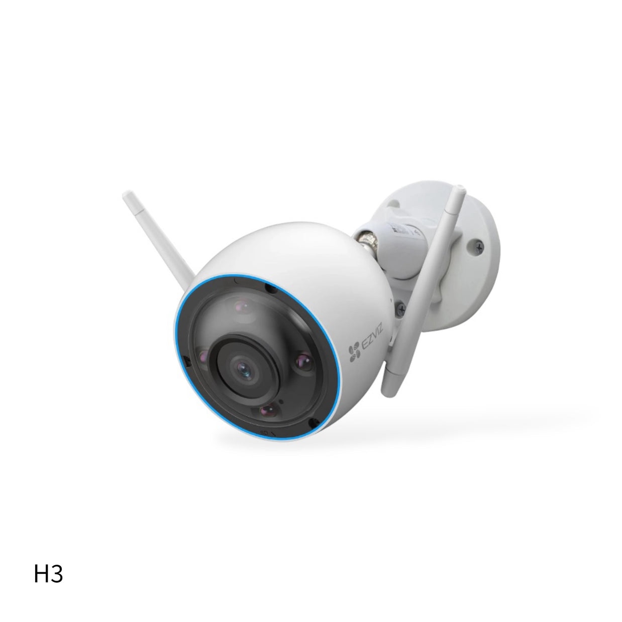 Cámara EZVIZ Wifi, H3, 5MP, detección de personas, visión Nocturna a Color, Exterior IP67.