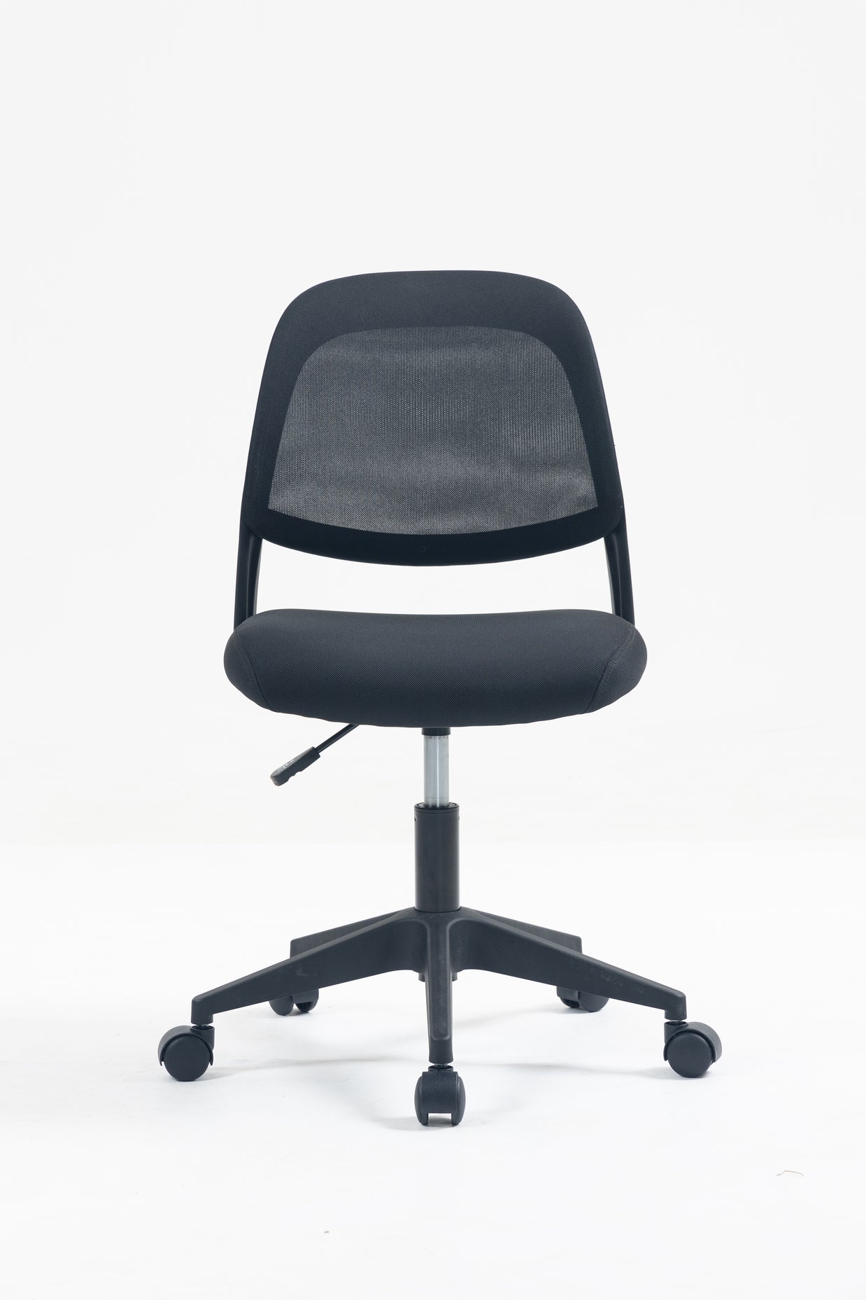 Silla de malla Sit con respaldo medio, control de altura neumático, base de nylon, color negro y gris SIT-SEC35BK / SIT-SEC35GR