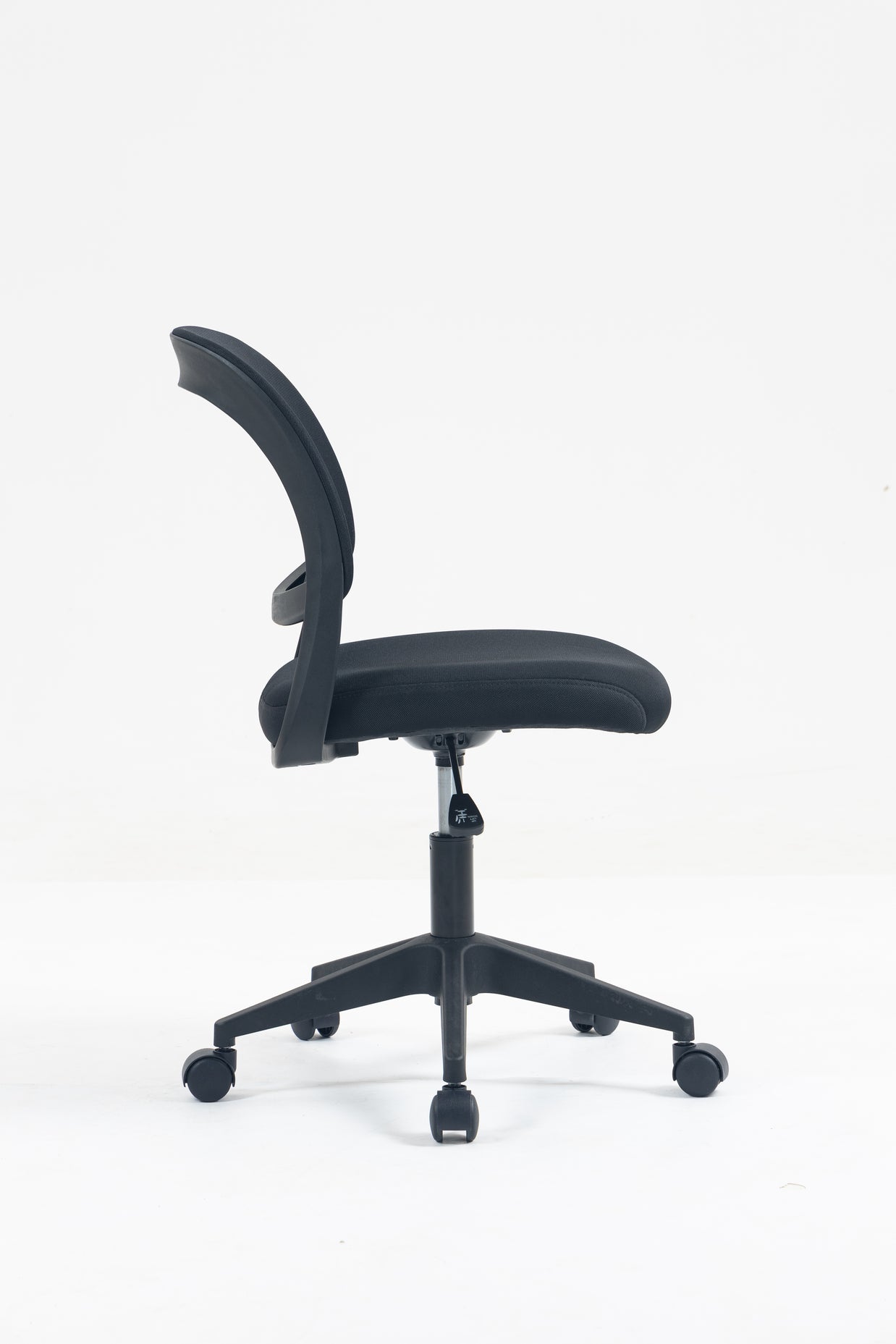 Silla de malla Sit con respaldo medio, control de altura neumático, base de nylon, color negro y gris SIT-SEC35BK / SIT-SEC35GR