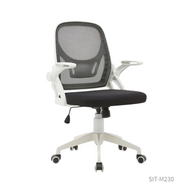 Silla SIT Ejecutiva SIT, Tela de Malla, Base de PVC Color Blanco. Peso: 190Lbs.