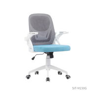 Silla SIT Ejecutiva SIT, Tela de Malla, Base de PVC Color Blanco. Peso: 190Lbs.