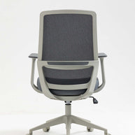 Silla SIT Ejecutiva, respaldo de malla, soporte lumbar ajustable, brazos fijos. Peso: 250 Lbs.SIT-M750