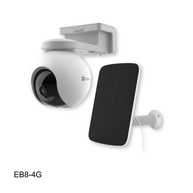 Kit cámara + panel ezviz 4G, 3MP, PT360, visión a color de noche