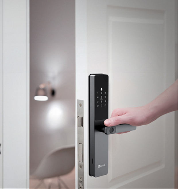 Cerradura inteligente ezviz wifi, múltiples desbloqueos, IP67, timbre incorporado