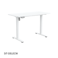 Mesa de trabajo SIT color negra o blanca ajustable eléctrica 120W x 60D x 75–120H cm. SIT-DELECTBK/ SIT-DELECW