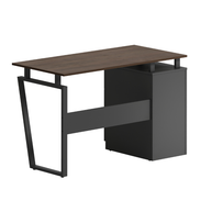 Escritorio ioffice para oficina fabricado en MFC de 15 mm, estructura metálica resistente con 3 gavetas |  IOFF-D318