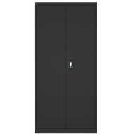 Armario Archivador de 2 puertas iOffice, Acero, Color gris claro, 4 Estantes Ajustables. IOFF-FC