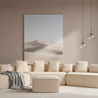 Sofá SIT Tessa foam de alta densidad color beige o gris azul / medida 460 x 198.5 x 66.5 cm SIT-TESSA