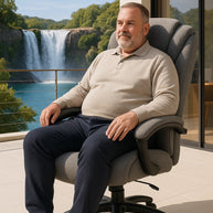 Silla SIT ejecutiva gris o negro, poliéster transpirable, nylon, clase 4 300 lb ajustable | SIT-9373H-FABRIC | SIT-9373H-PU