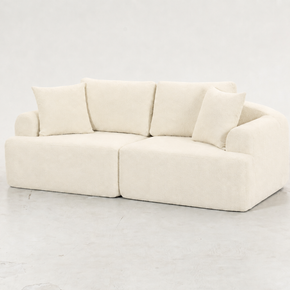 Sofá SIT Velora foam de alta densidad, colores café, gris oscuro o blanco gris / medidas 200 x 90 x 74 cm / SIT-VELORA