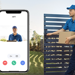Video portero ezviz 2MP pantalla y timbre, detección de personas, IP67, audio 2 vías, desbloqueo RFID