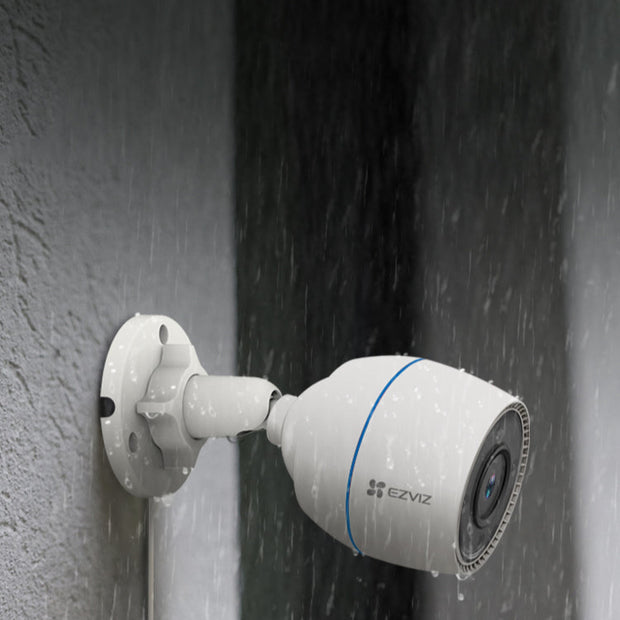 Cámara EZVIZ Wifi, H3C, 1080P, IP67, H265, Compatible Con Alexa y Google Home.